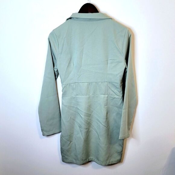Misguided Green Blazer Dress Size 6 - Picture 5 of 11